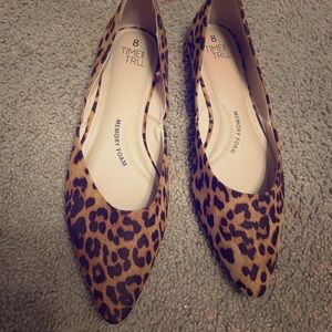 Leopard Flats Time and Tru Size 8 NWOT